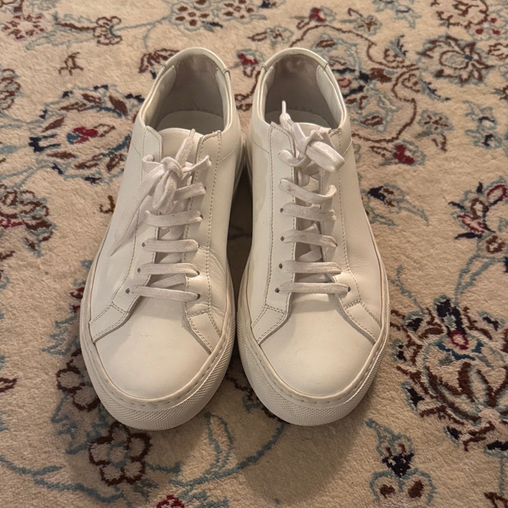 White Low-Top Sneakers